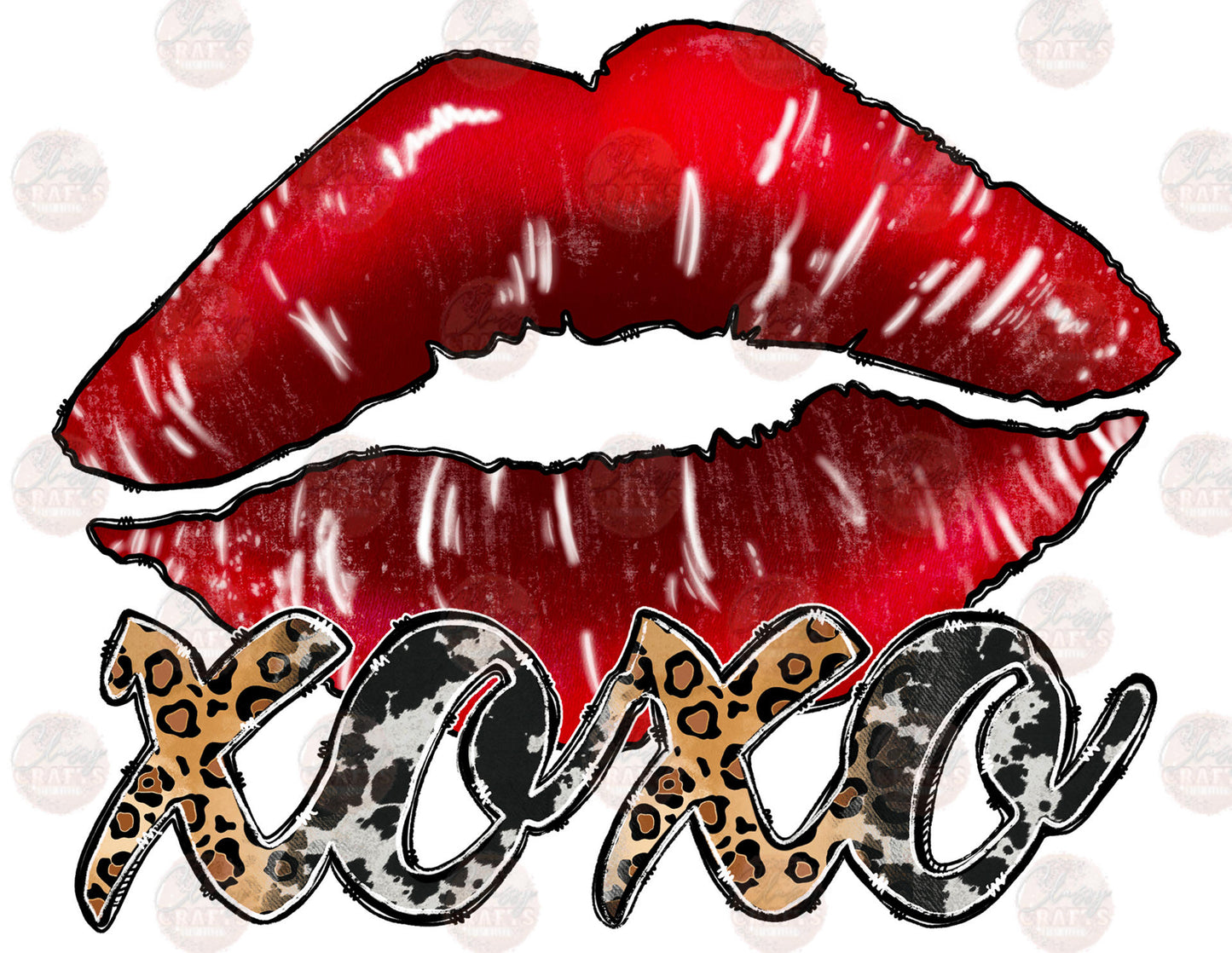 XOXO Lips Transfer