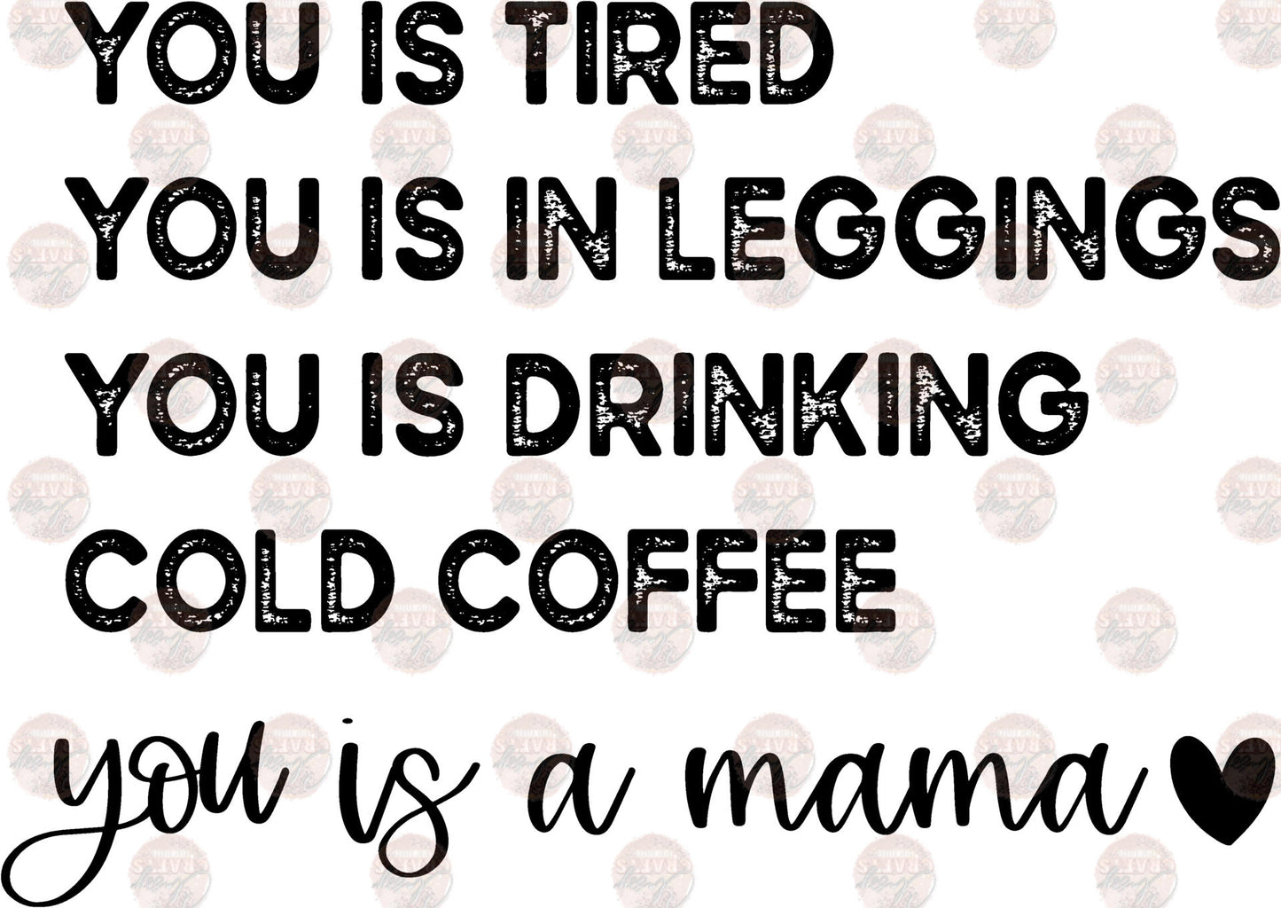 You is in Leggings Transfer