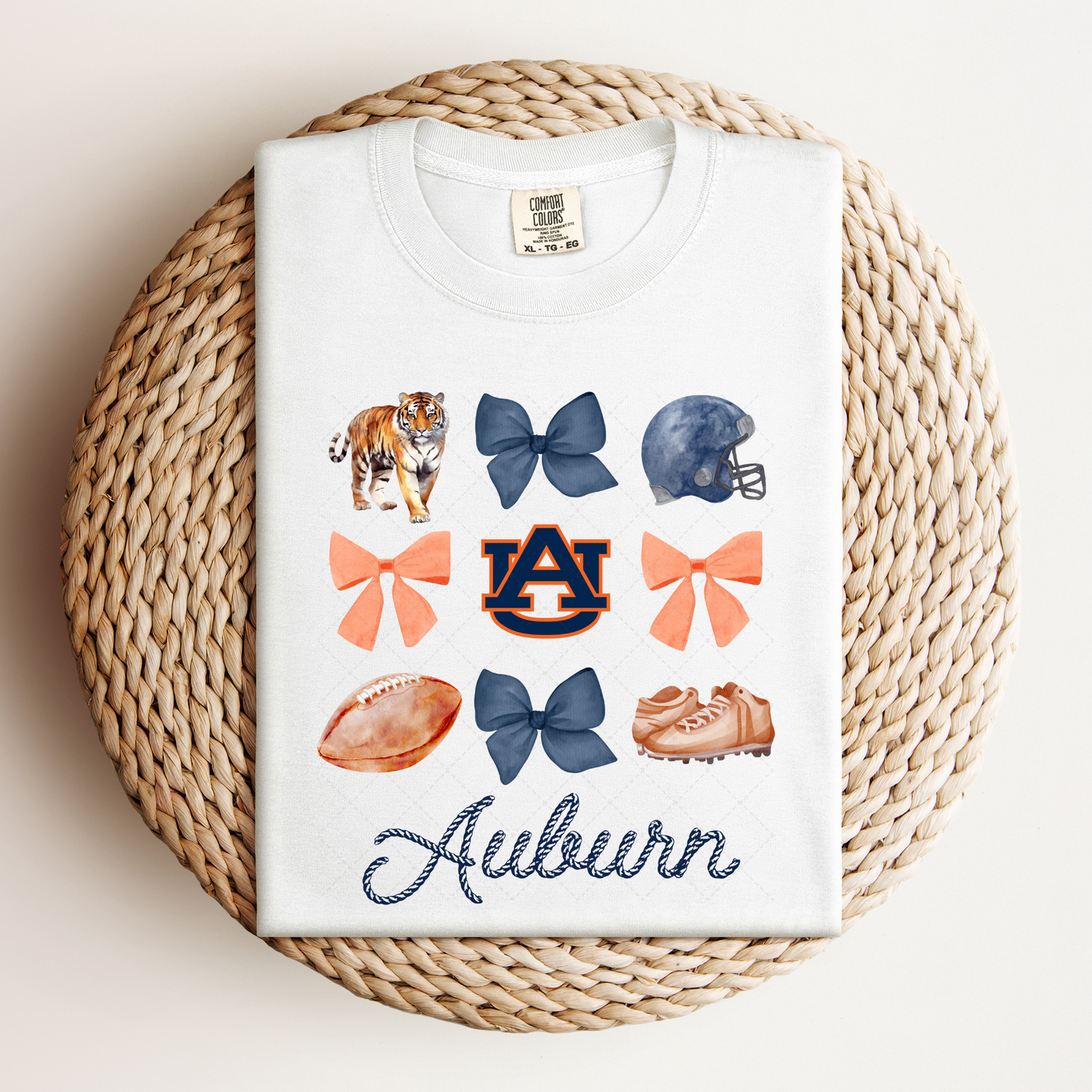 AL Tigers Auburn Coquette Football Transfer