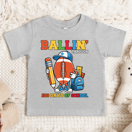 Ballin Through 100 Days Of School Transfer