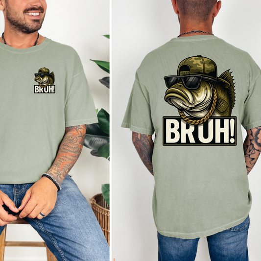 Bass Camo Bruh Transfer ** TWO PART* SOLD SEPARATELY**