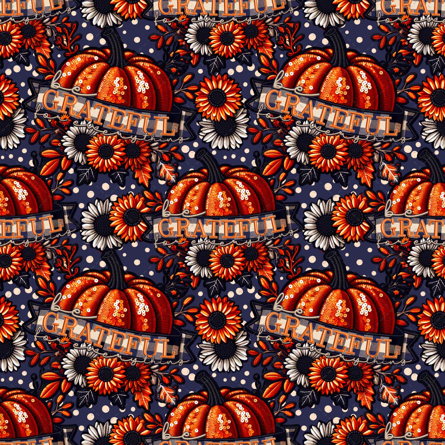 Be Grateful Seamless Tumbler Wrap