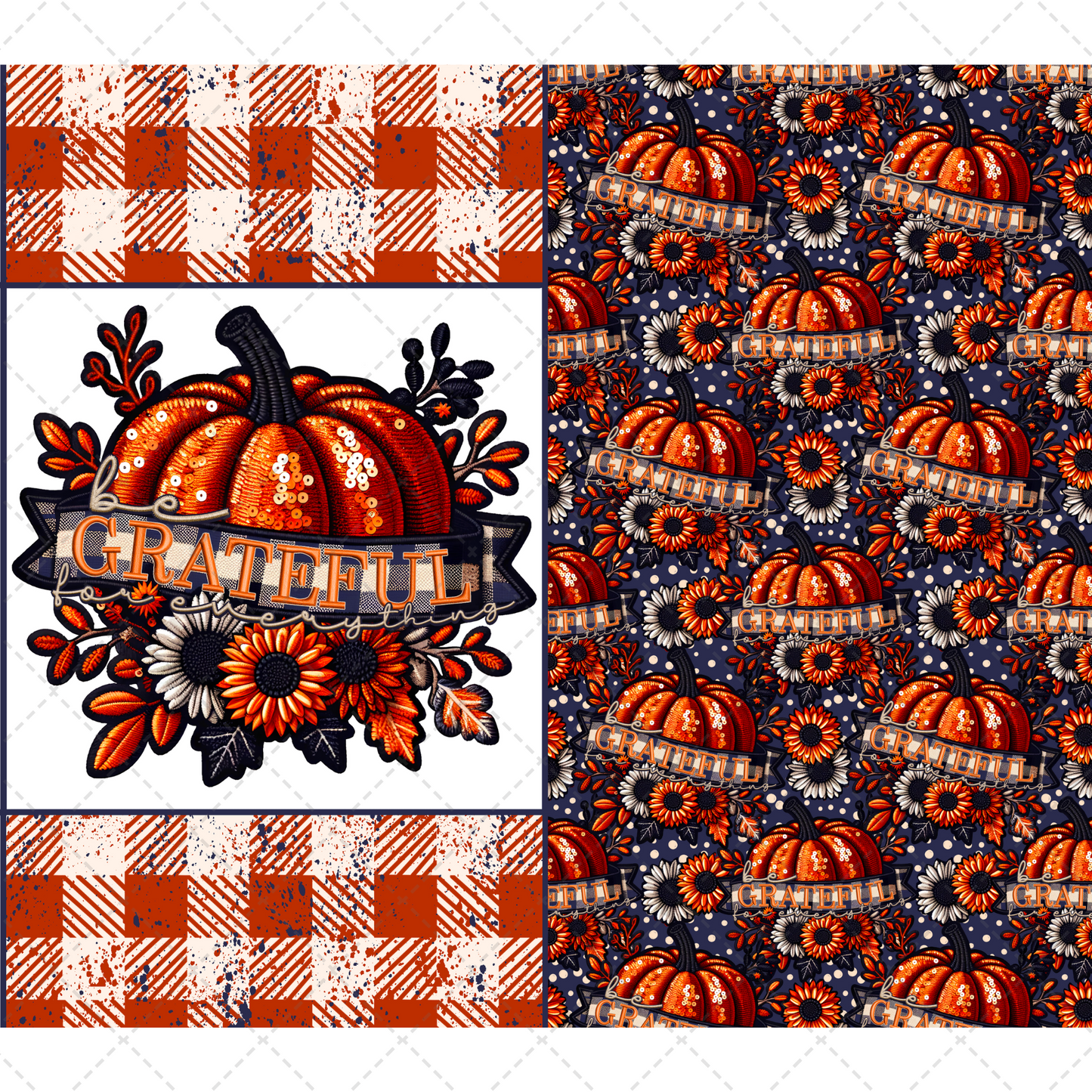 Be Grateful Tumbler Wrap