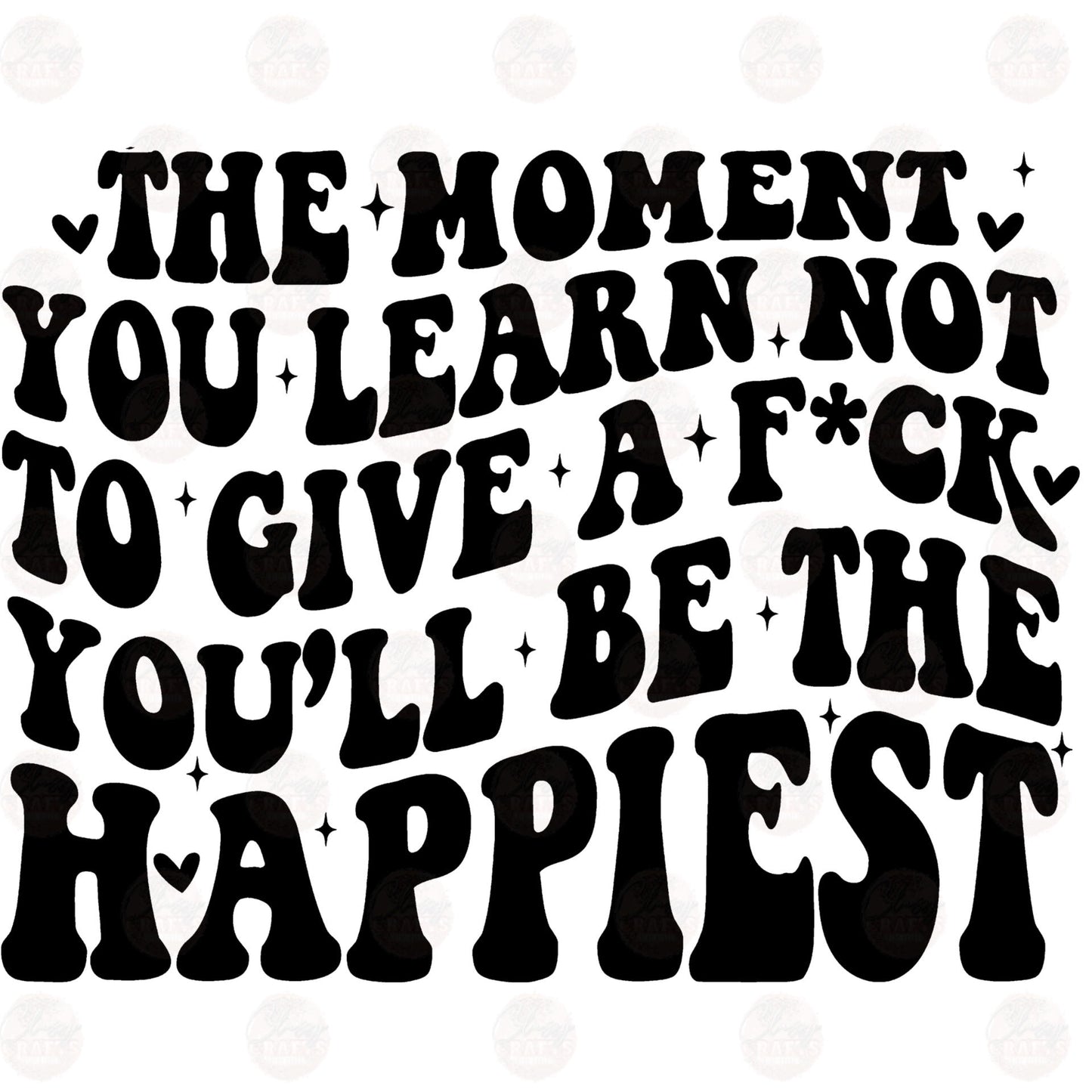 Be The Happiest Two Part **Sold Separately** Transfer