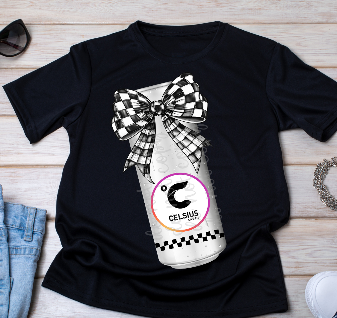 Checkered Bow Energy Can Transfer