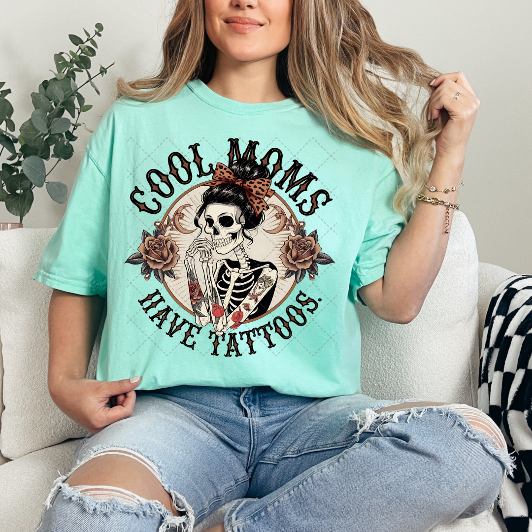 Cool Moms Have Tattoos Transfer
