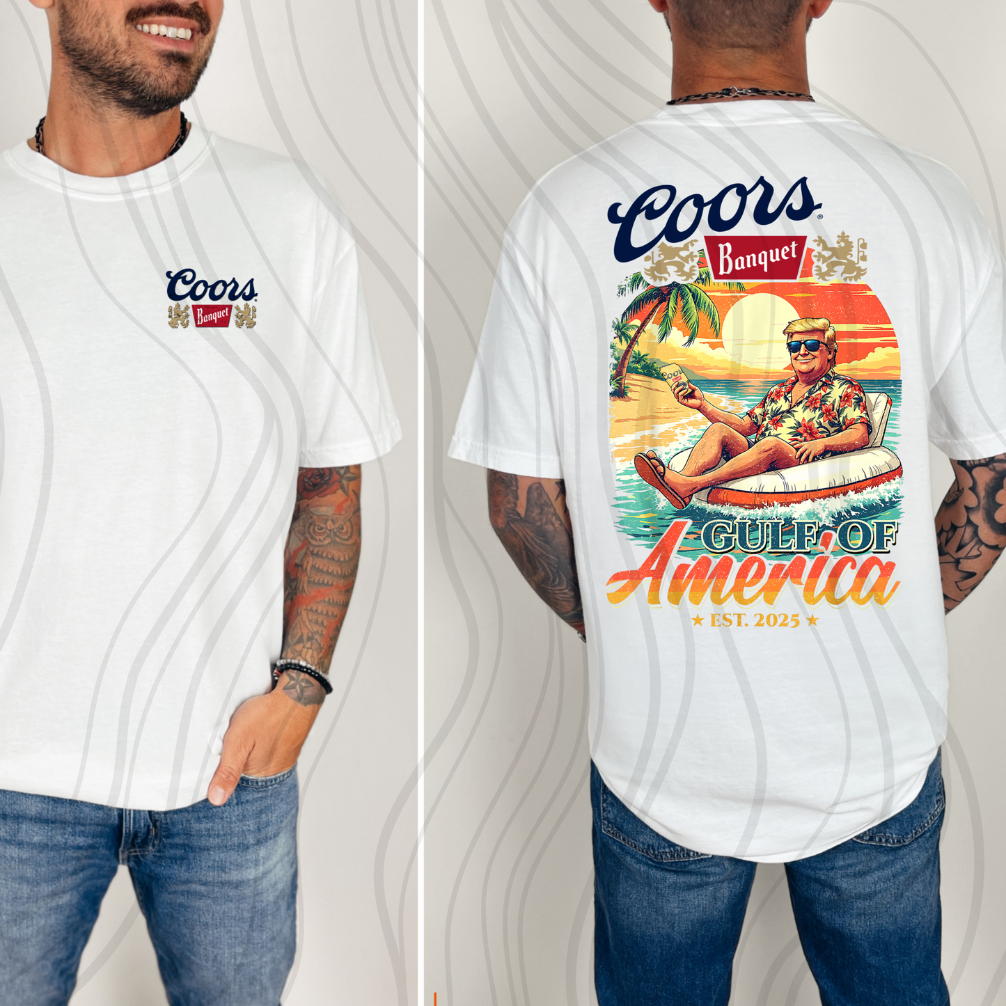 Coors Banquet Gulf Of America Transfer ** TWO PART* SOLD SEPARATELY**