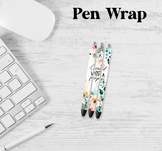 Created With A Purpose Pen Wrap Transfer