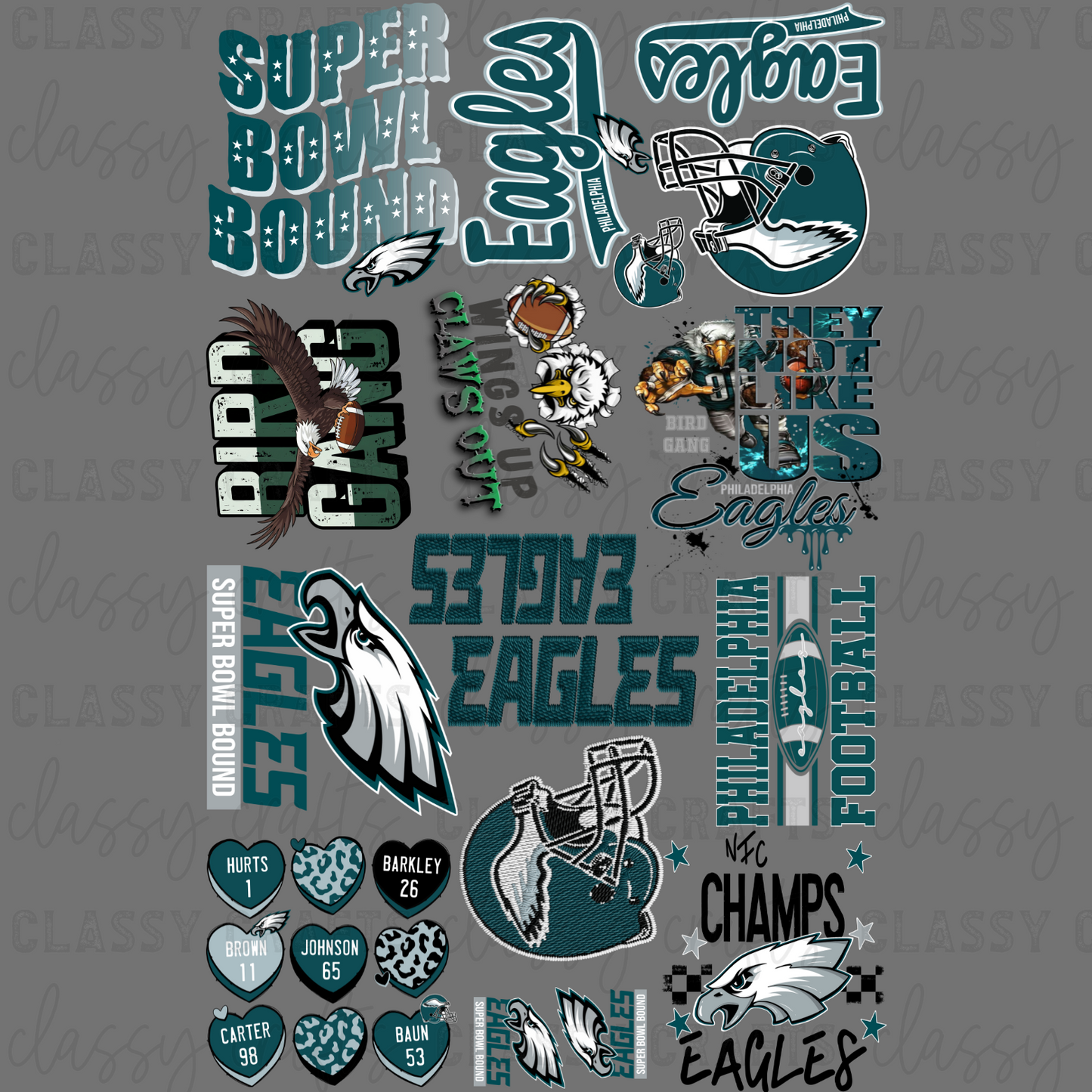 2025 NFC CHAMPS - 30x48 - PREMADE GANG SHEET