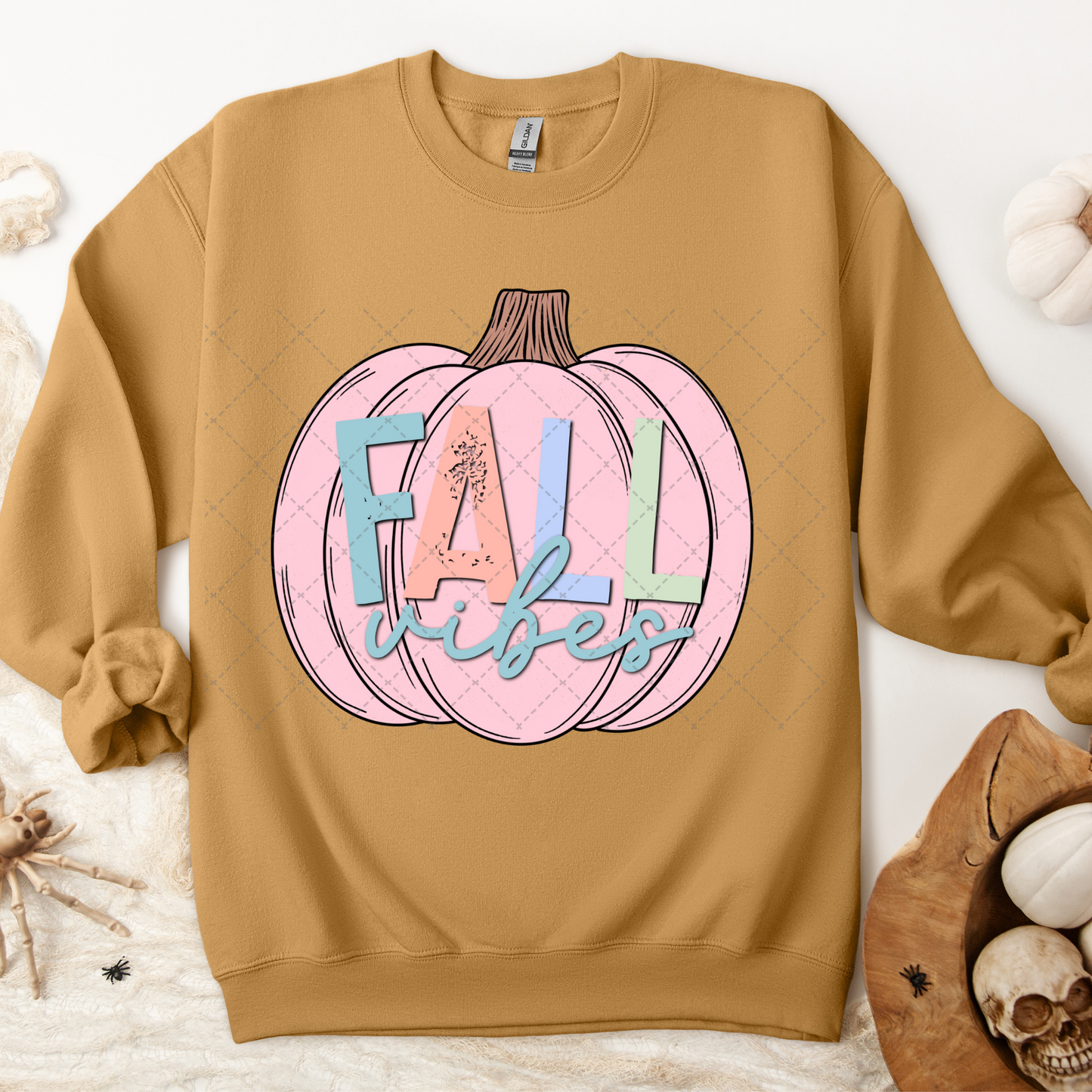 Fall Vibes Pastel Transfer