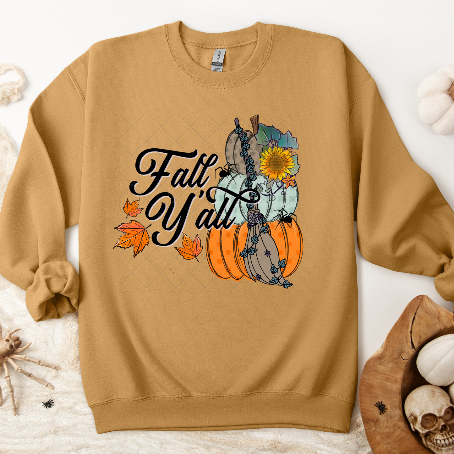 Fall Y'all Broom Transfer