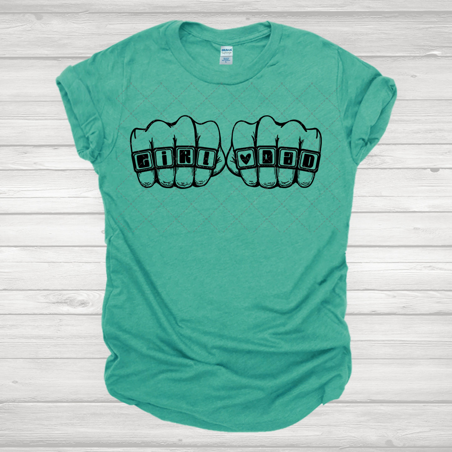 Girl Dad Knuckles Transfers