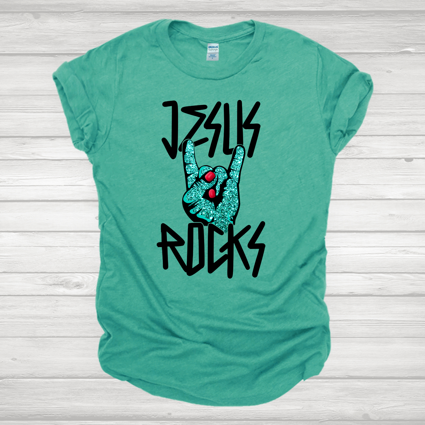 Jesus Rocks Mint Transfer