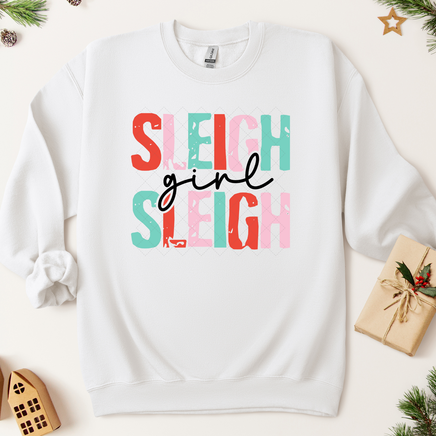 Sleigh Girl Sleigh Transfer