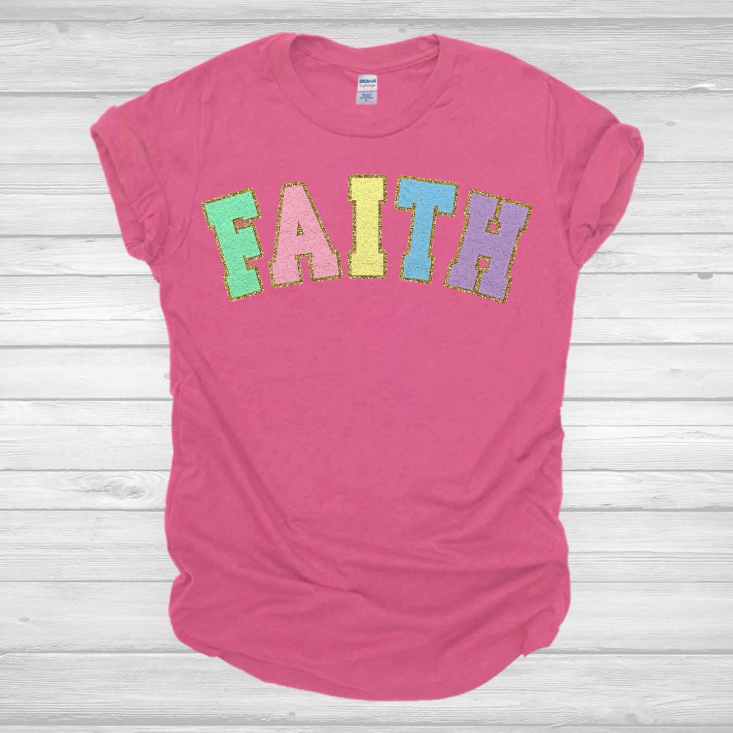 Faux Patch Faith Transfer
