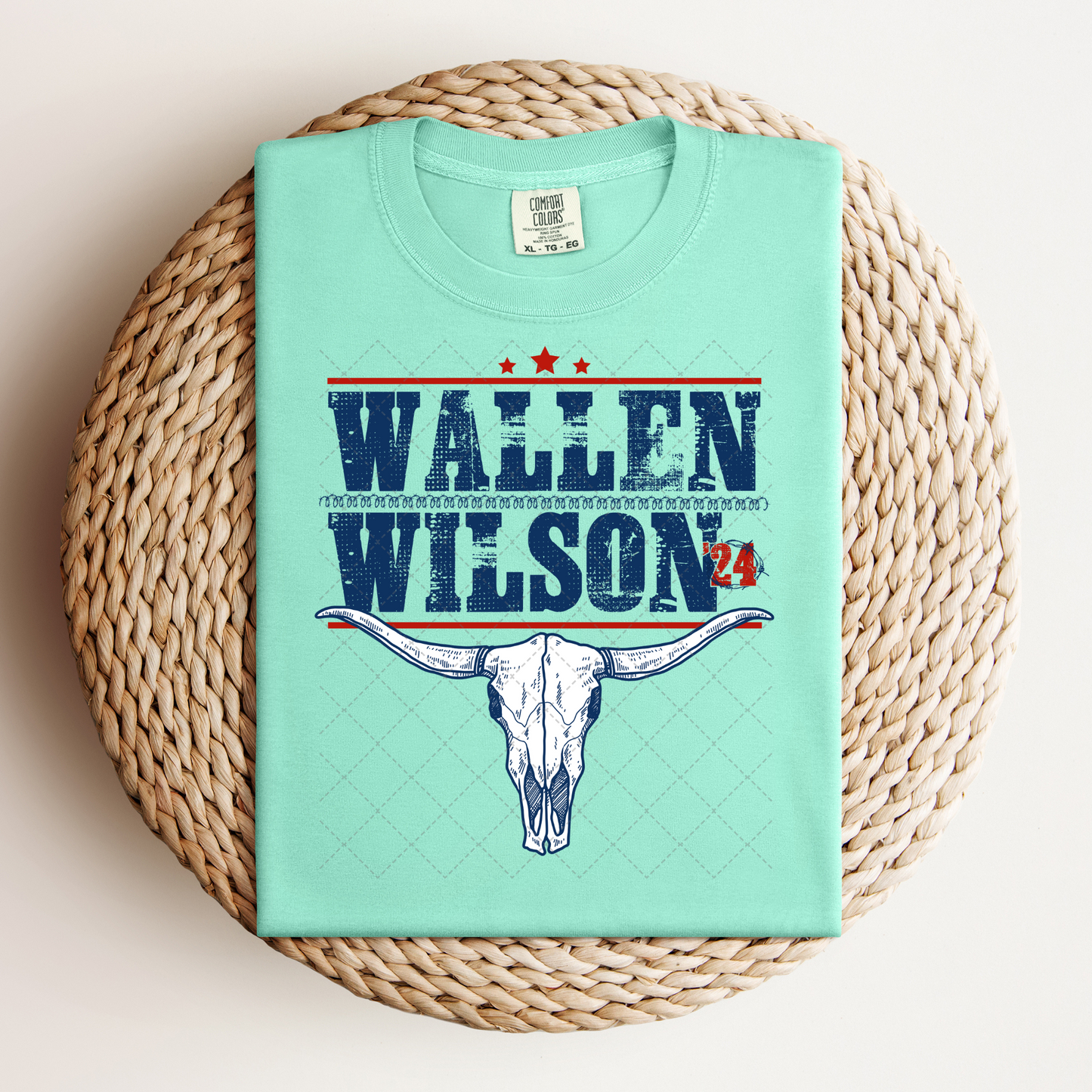 W & W Bull Skull 24 Transfer