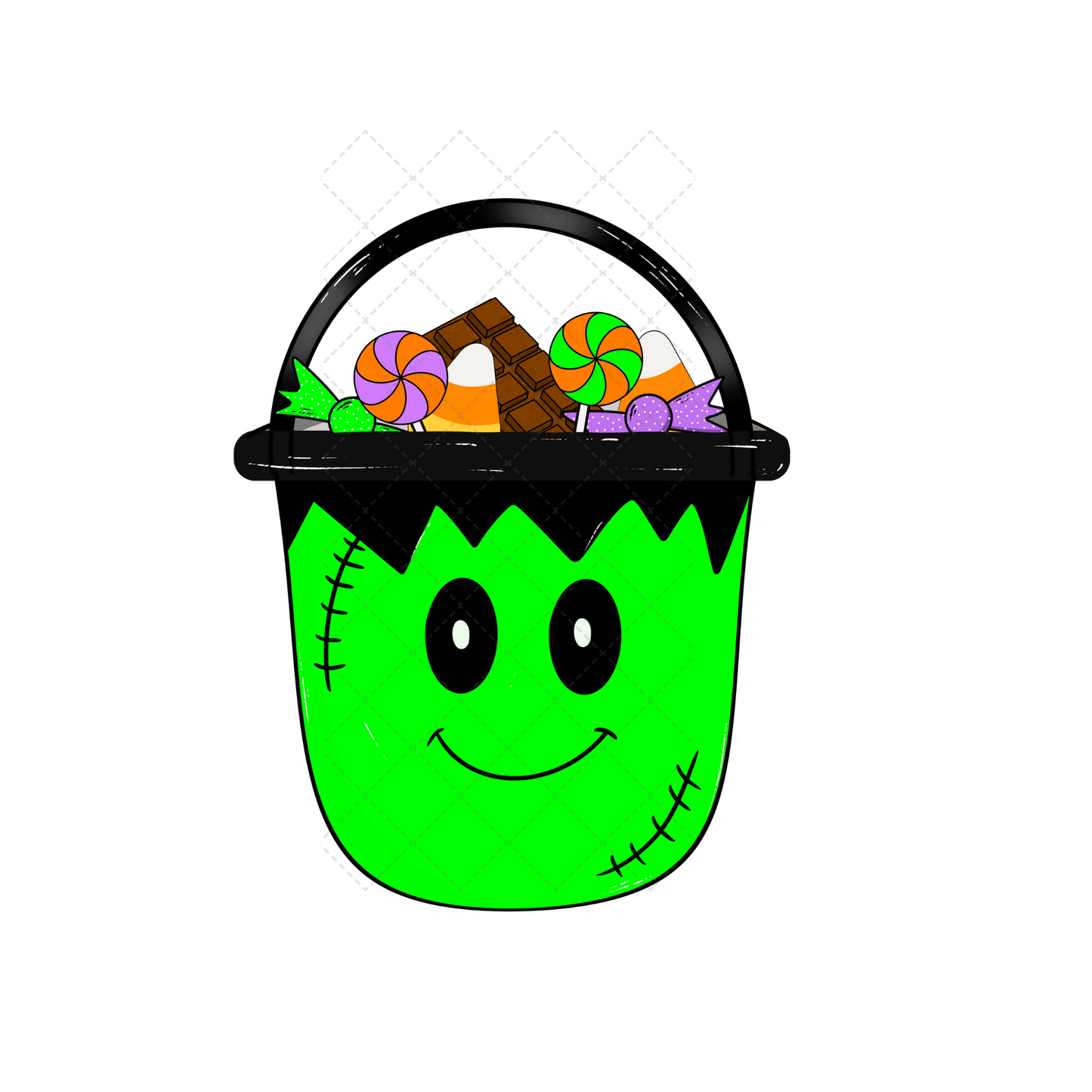 Frankenstein Bucket**TWO PART*SOLD SEPERATE**Transfer