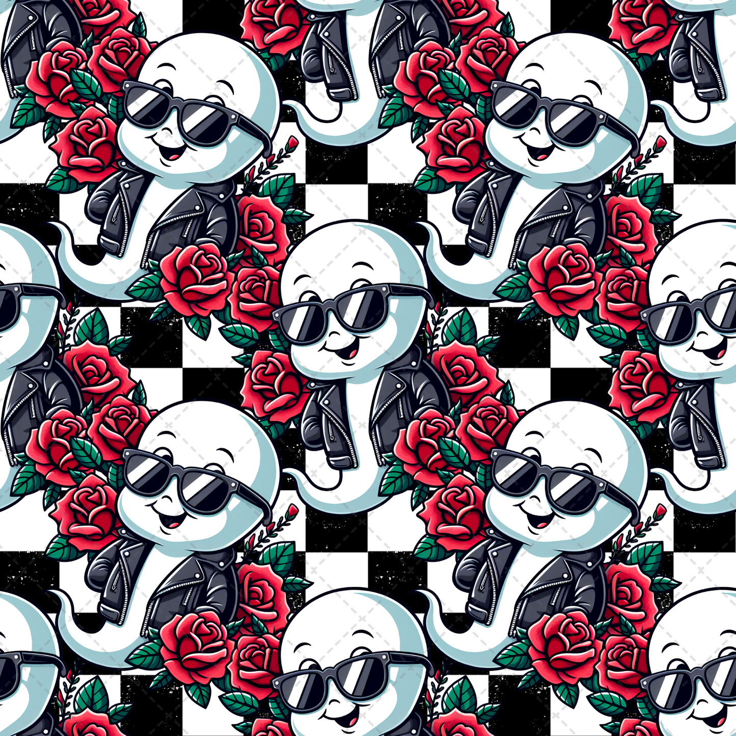 Friendly Ghost Seamless Tumbler Wrap