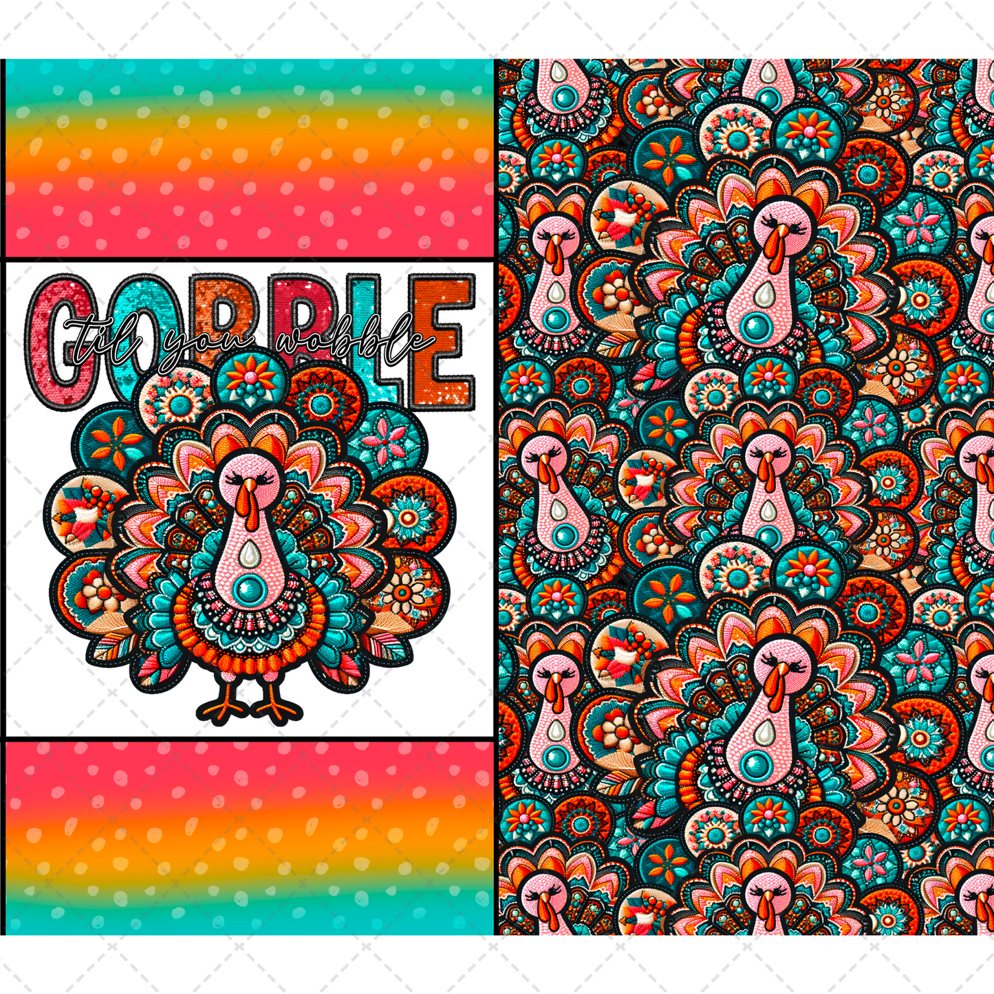 Gobble Tumbler Wrap