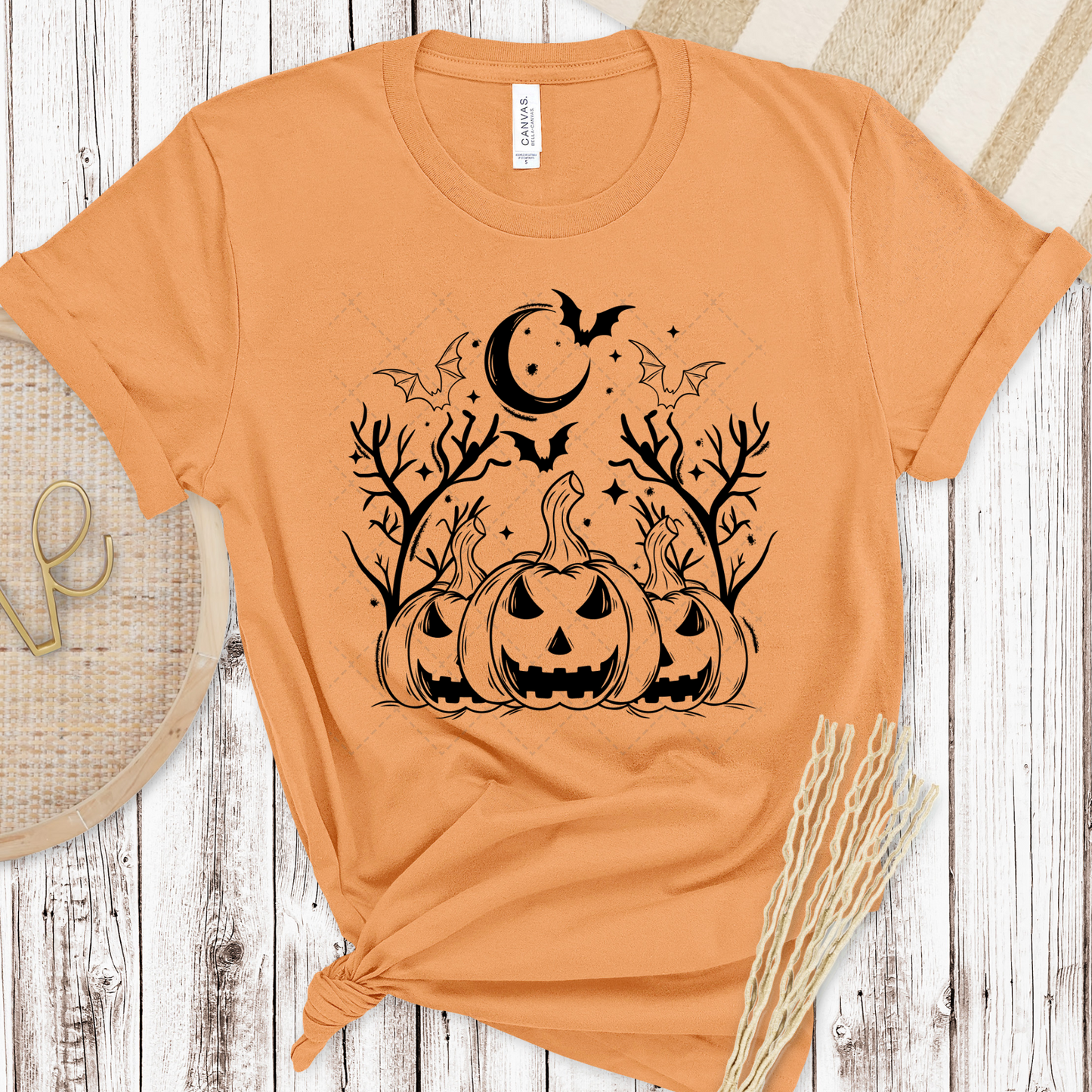 Halloween Scene Single Color Transfer