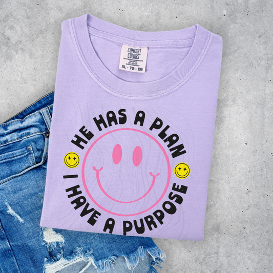 He Has A Plan Smiley Transfer