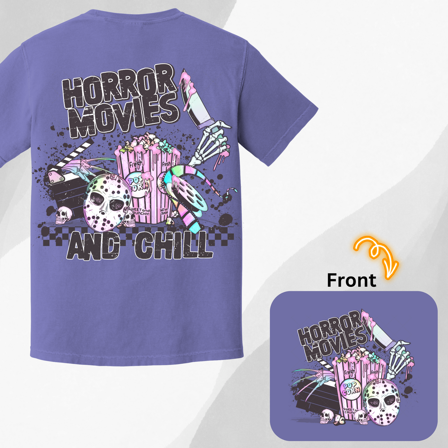 Horror Movies And Chill Transfer ** TWO PART* SOLD SEPARATELY**