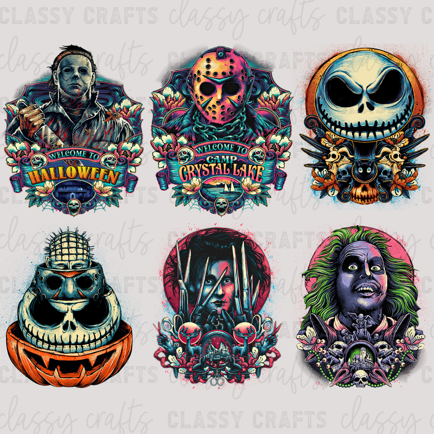 Mini Horror - 30x24 -PREMADE GANG SHEET
