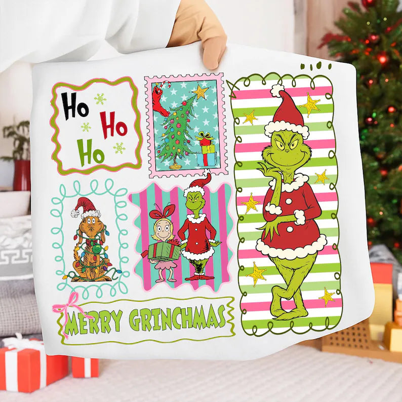 Gman Merry Christmas Stamps Transfer