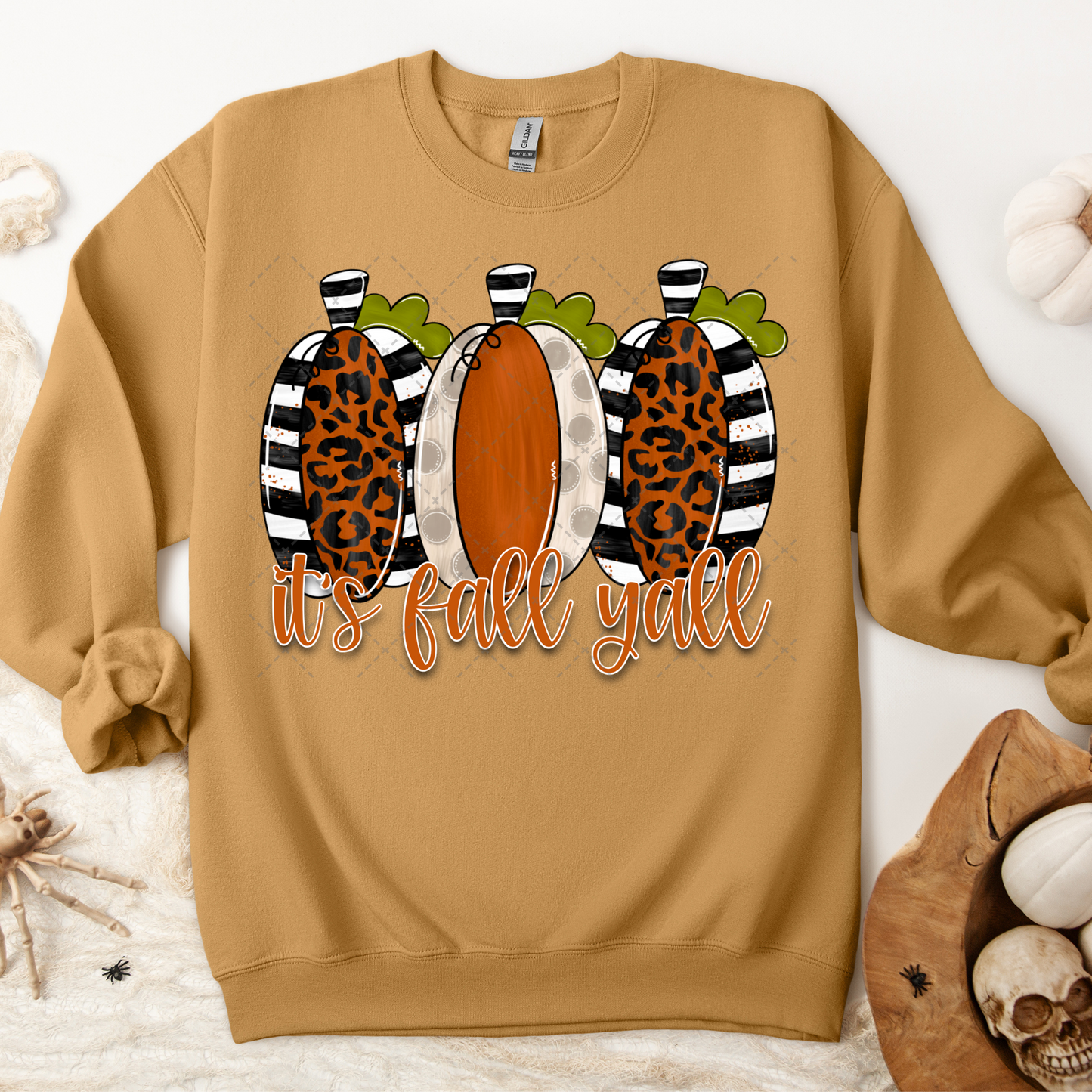 It's Fall Ya'll Stripes Transfer