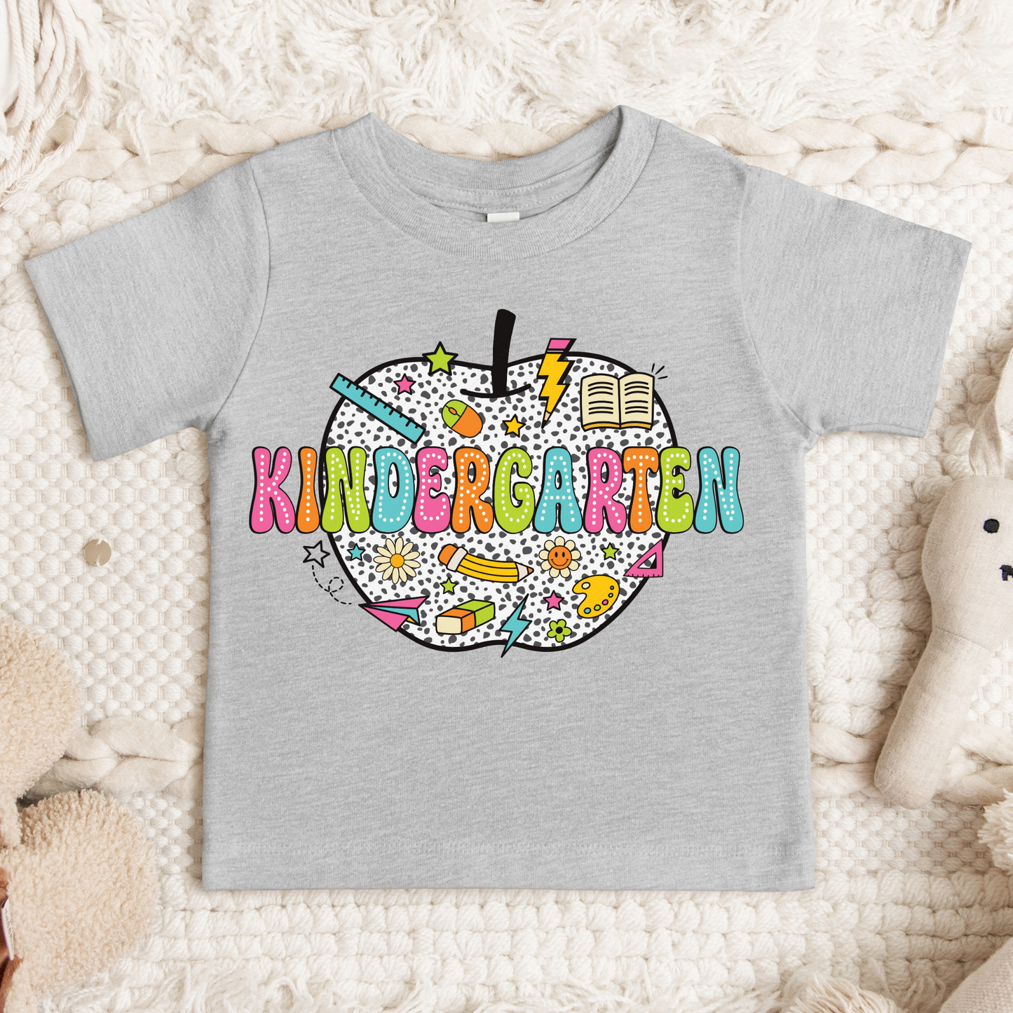Kindergarten Dalmatian Apple Transfer