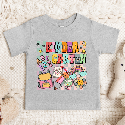 Kindergarten Retro Transfer