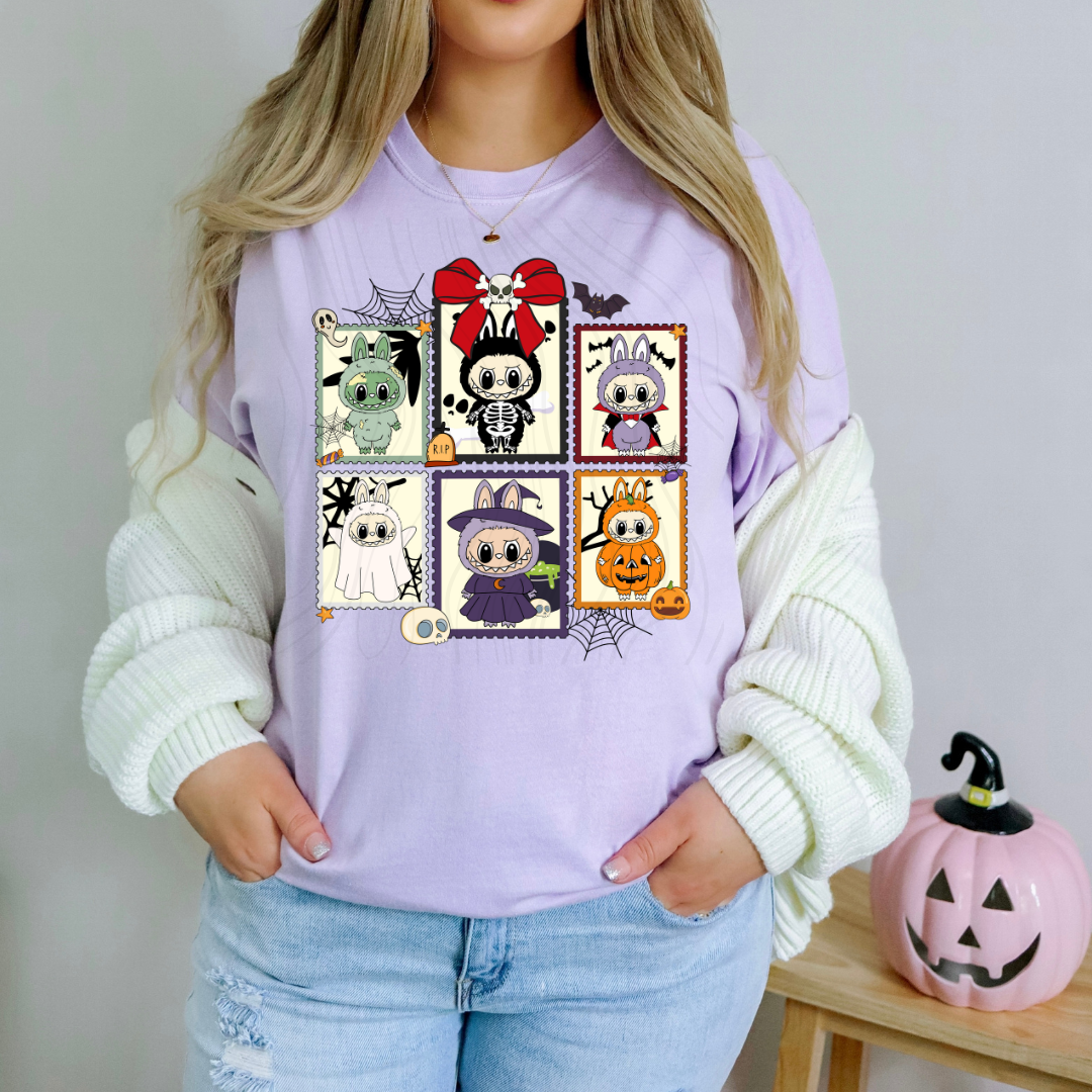 Labubu Halloween Monster Doll Coquette Transfer