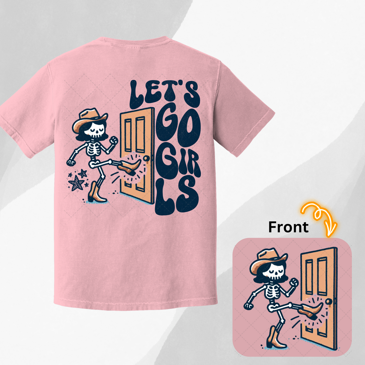 Let's Go Girls Transfer ** TWO PART* SOLD SEPARATELY**