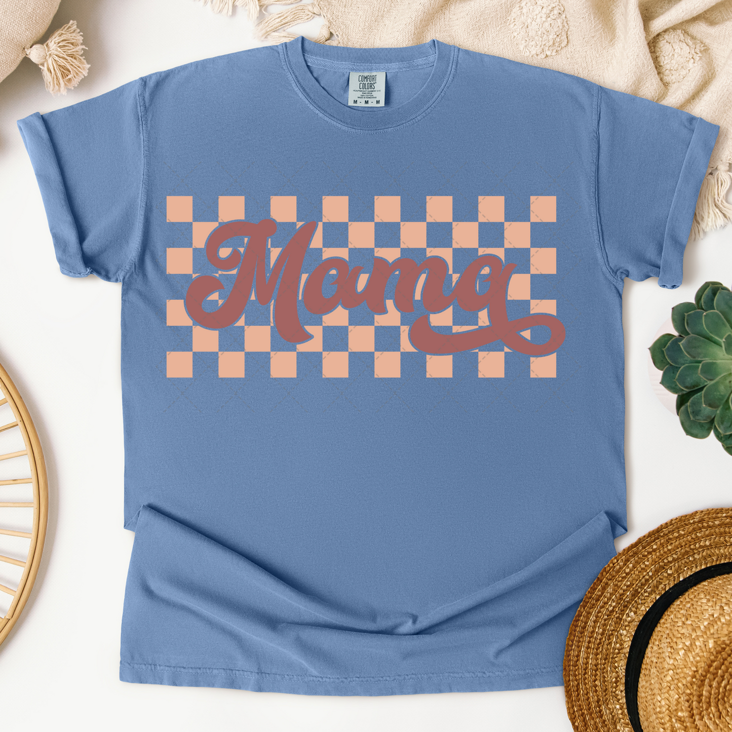 Mama Checkered Transfer