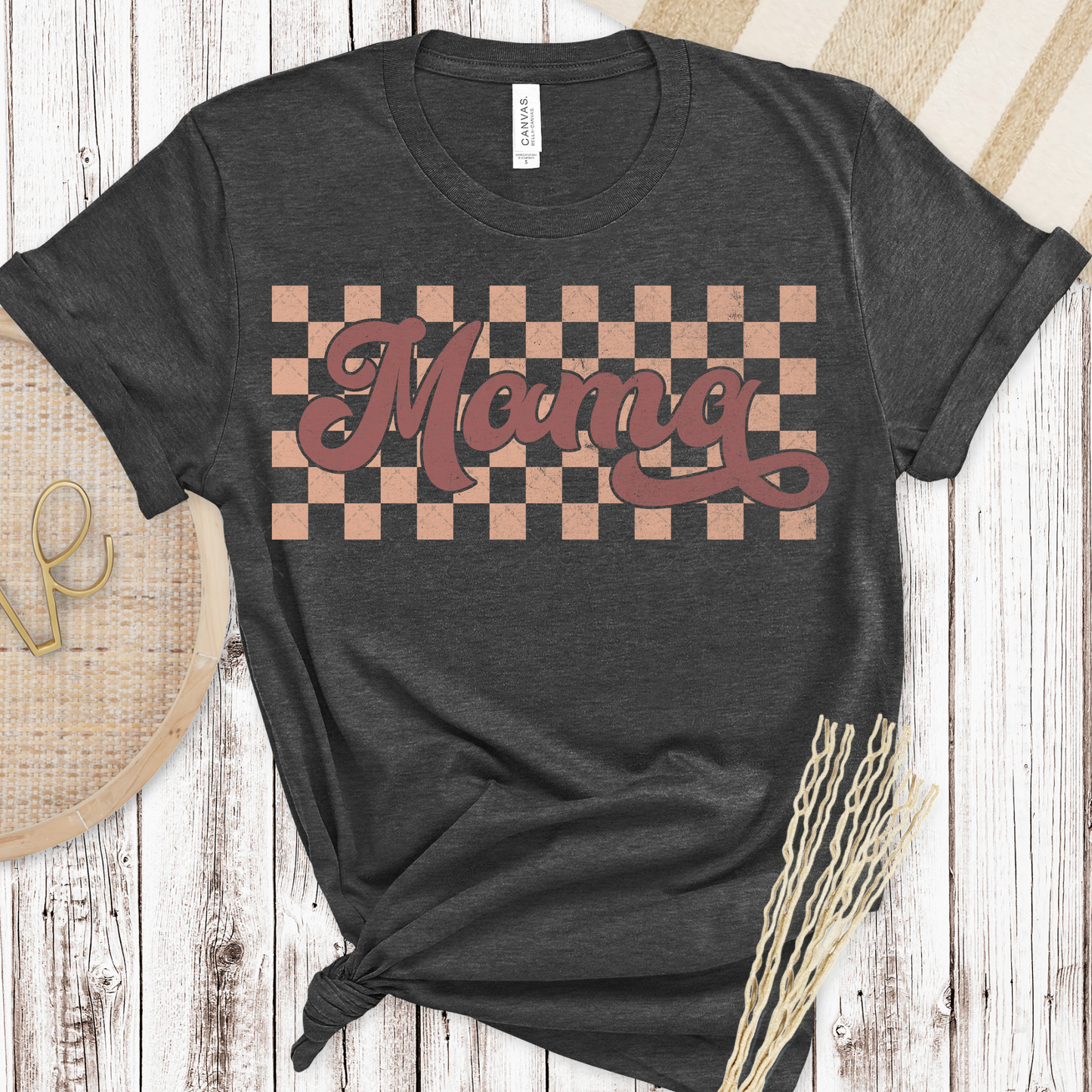 Mama Checkered Transfer
