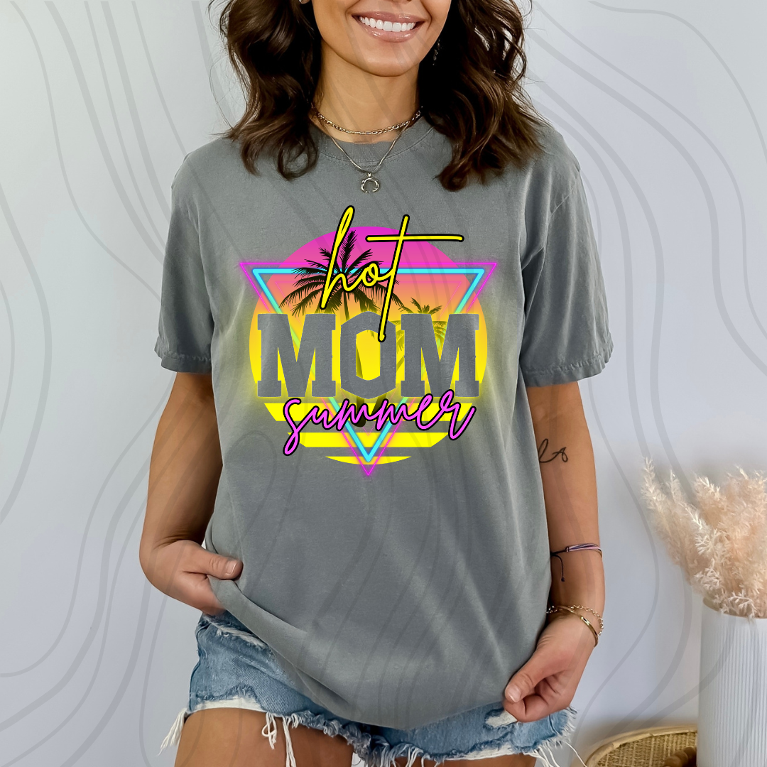Neon Hot Mom Summer Transfer