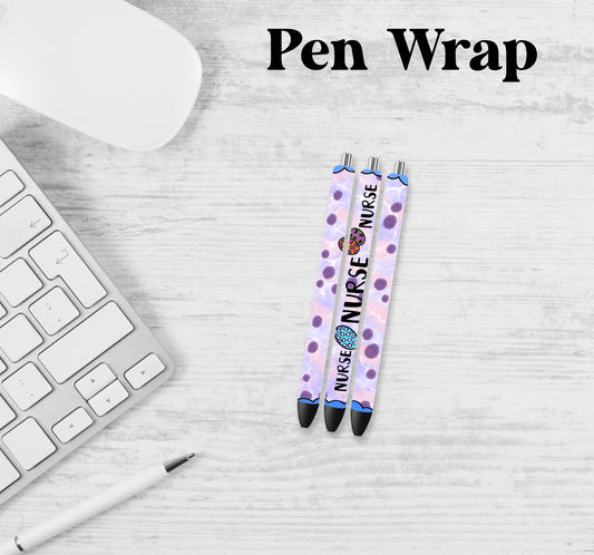 Nurse Nurse Nurse Pen Wrap Transfer