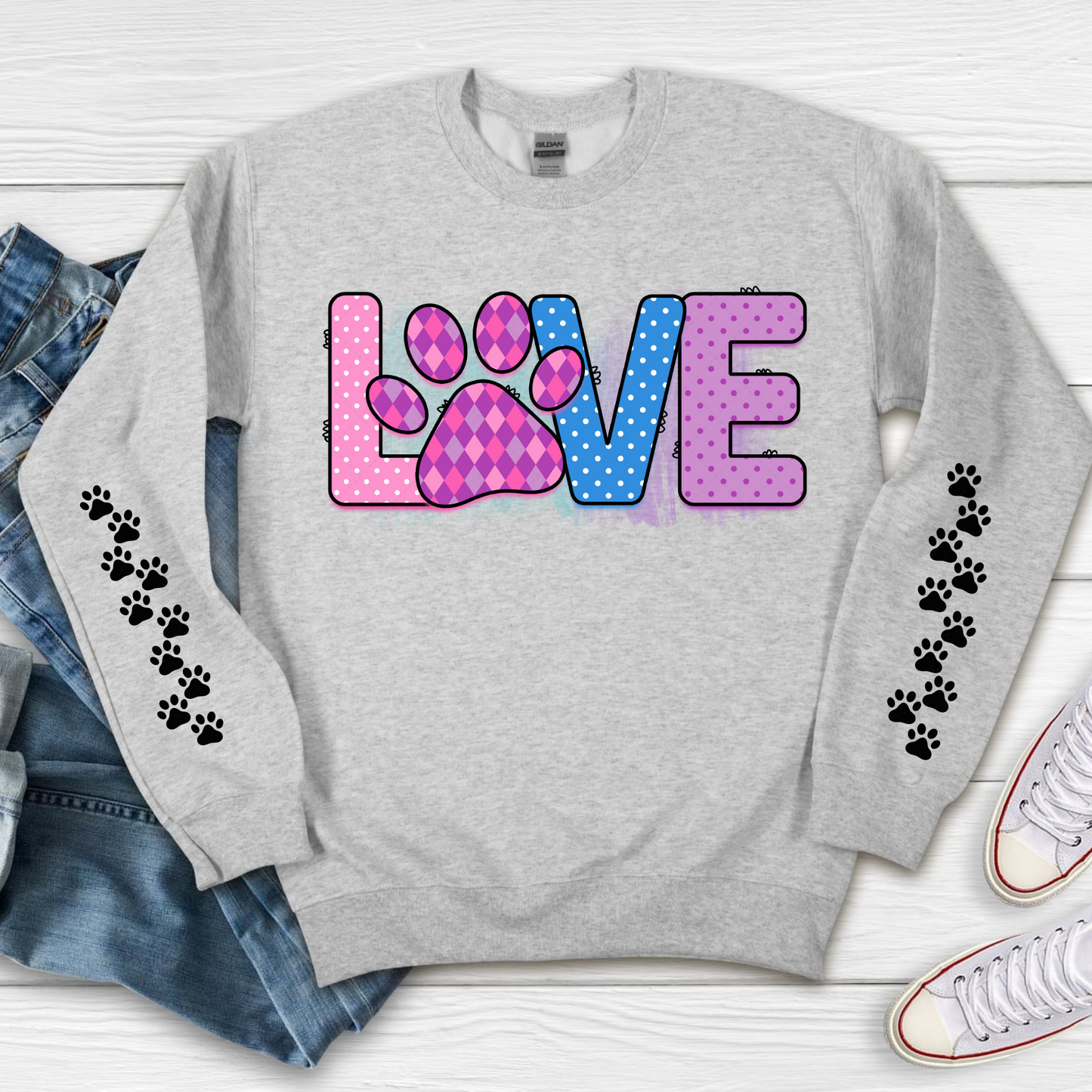 Paw Love Transfer ** TWO PART* SOLD SEPARATELY**