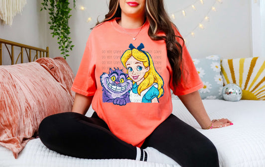 ALICE & CAT FAUX YARN TRANSFER