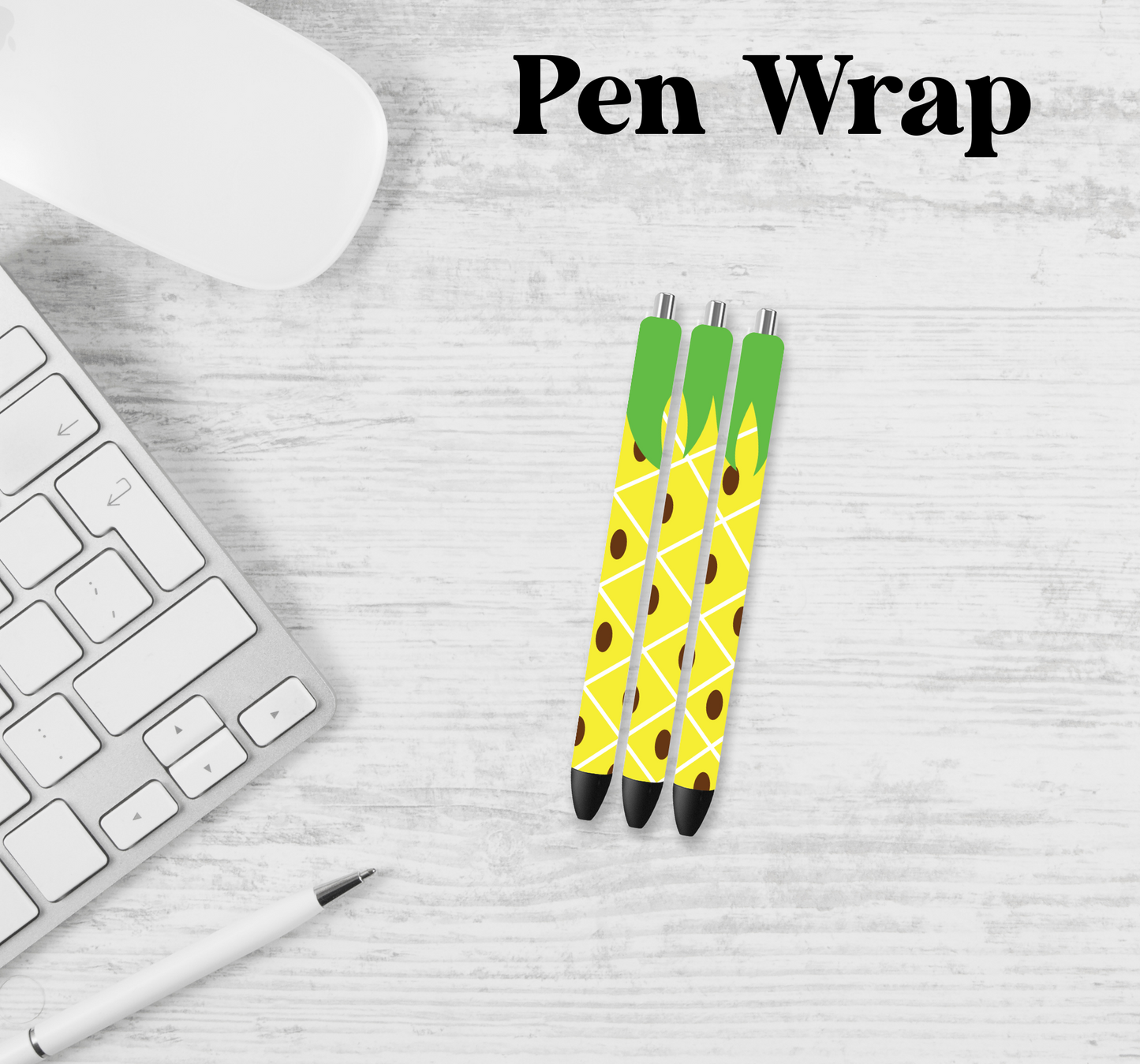 Pineapple Pen Wrap Transfer