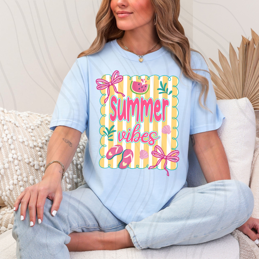 Preppy Summer Vibes Transfer