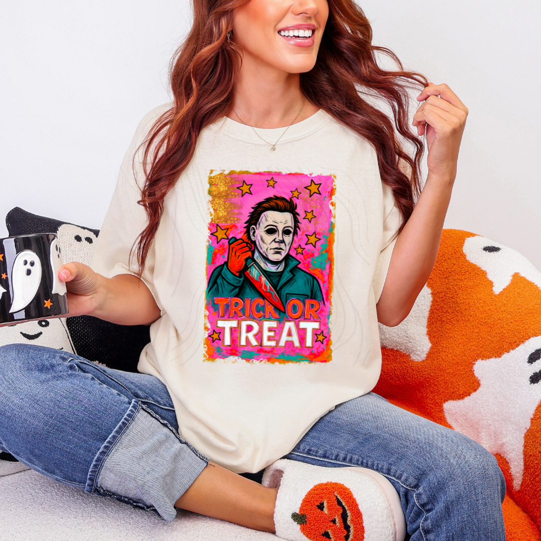 Preppy Trick Or Treat Transfer