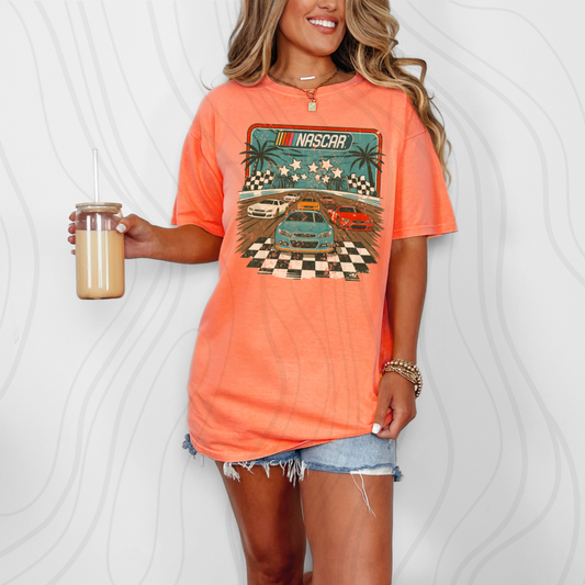 Racing Checker Flag Transfer