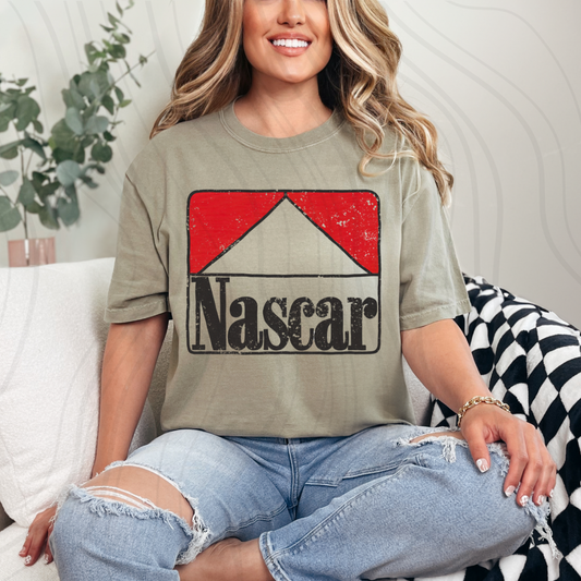 Racing Red Square Transfer