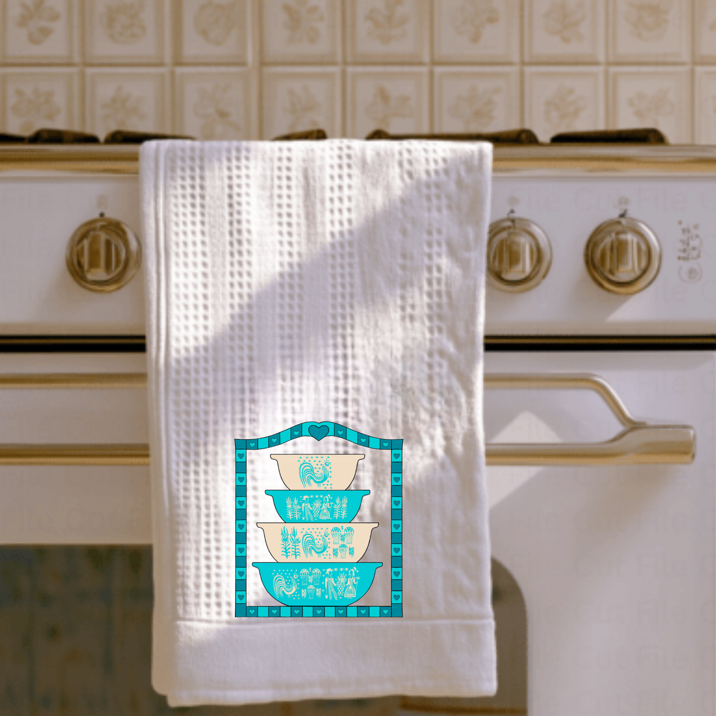 Vintage Pilgrim Nesting Bowls Transfer