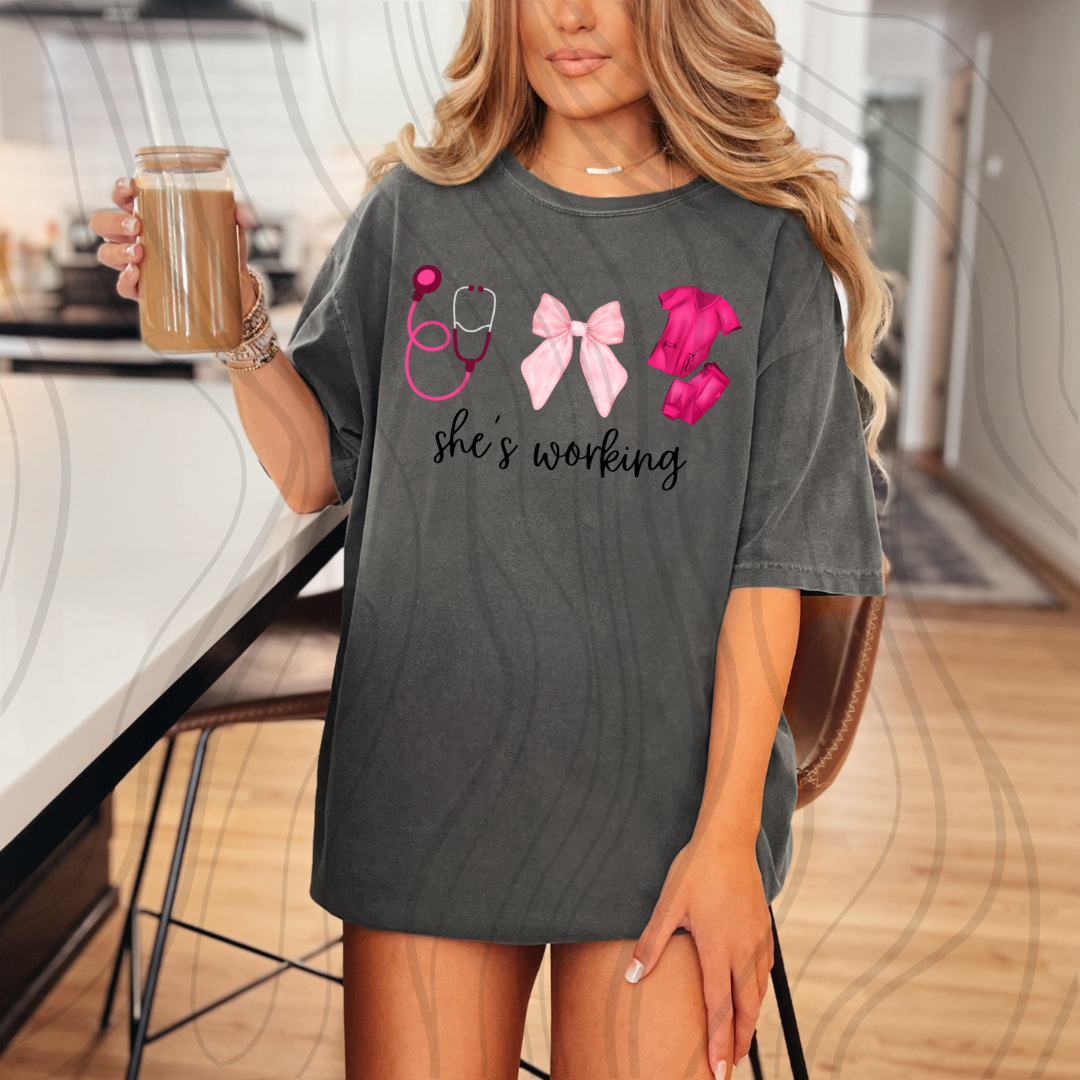 She Is Working Nurse Transfer