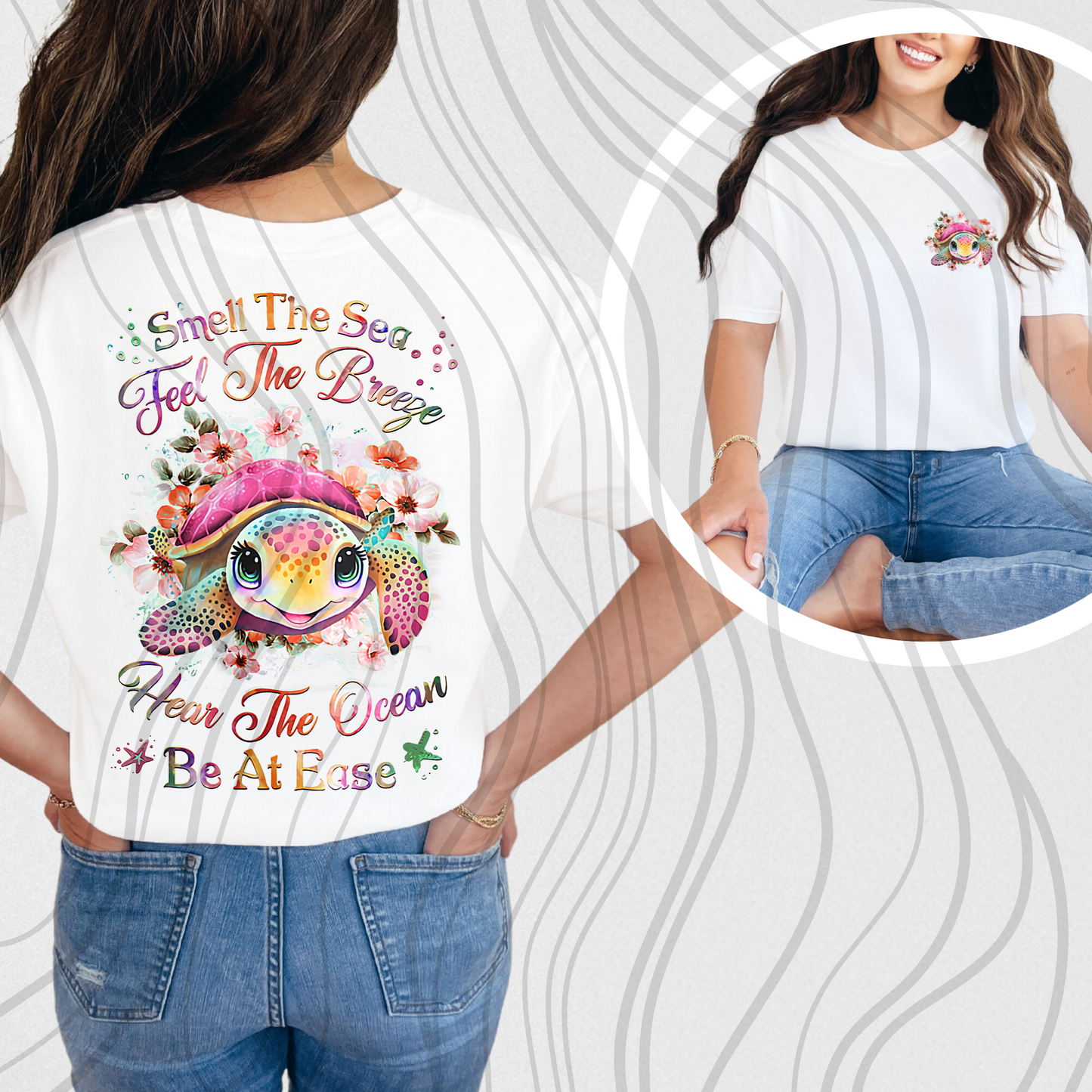 Smell The Sea Transfer ** TWO PART* SOLD SEPARATELY**