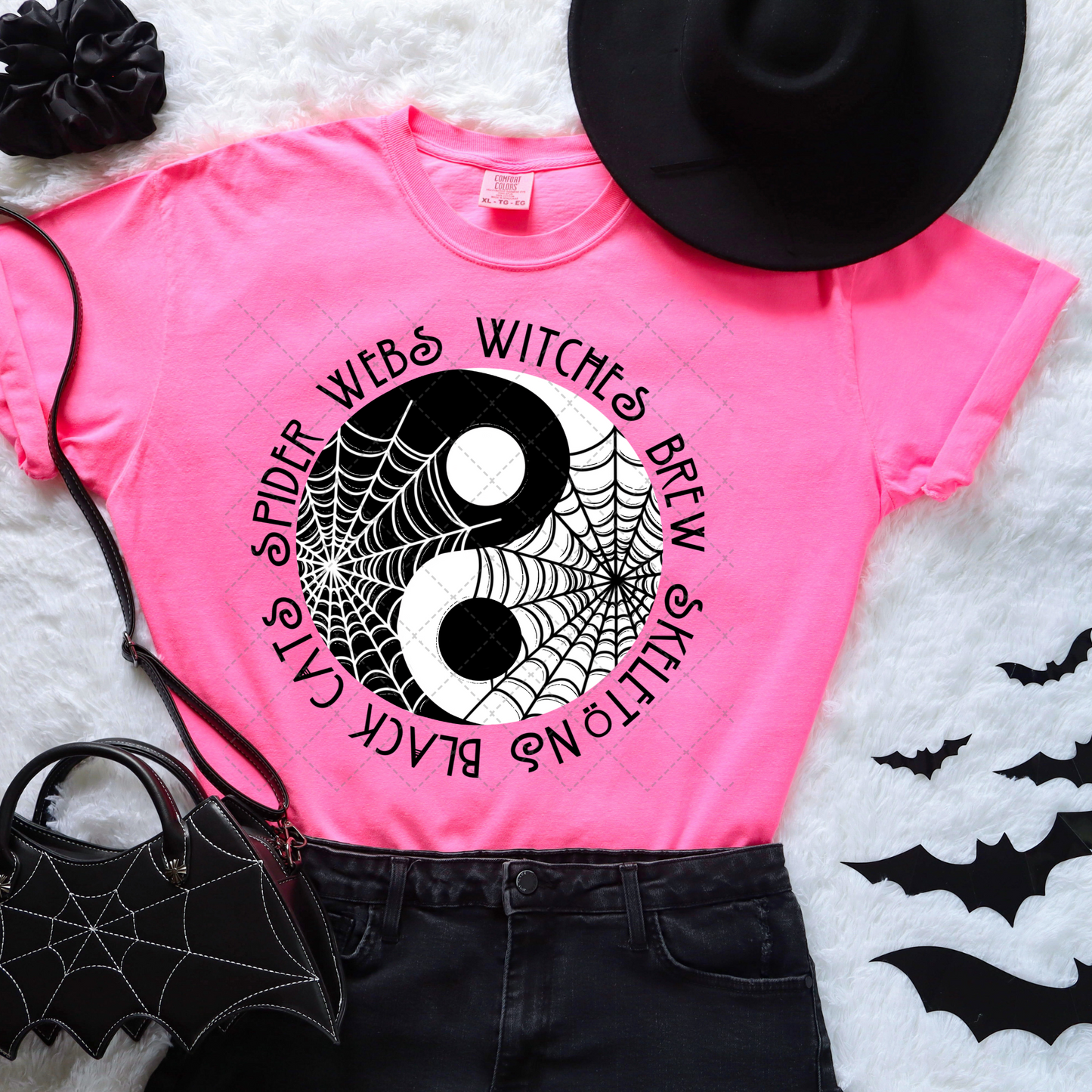 Spider Web Yin Yang Transfer