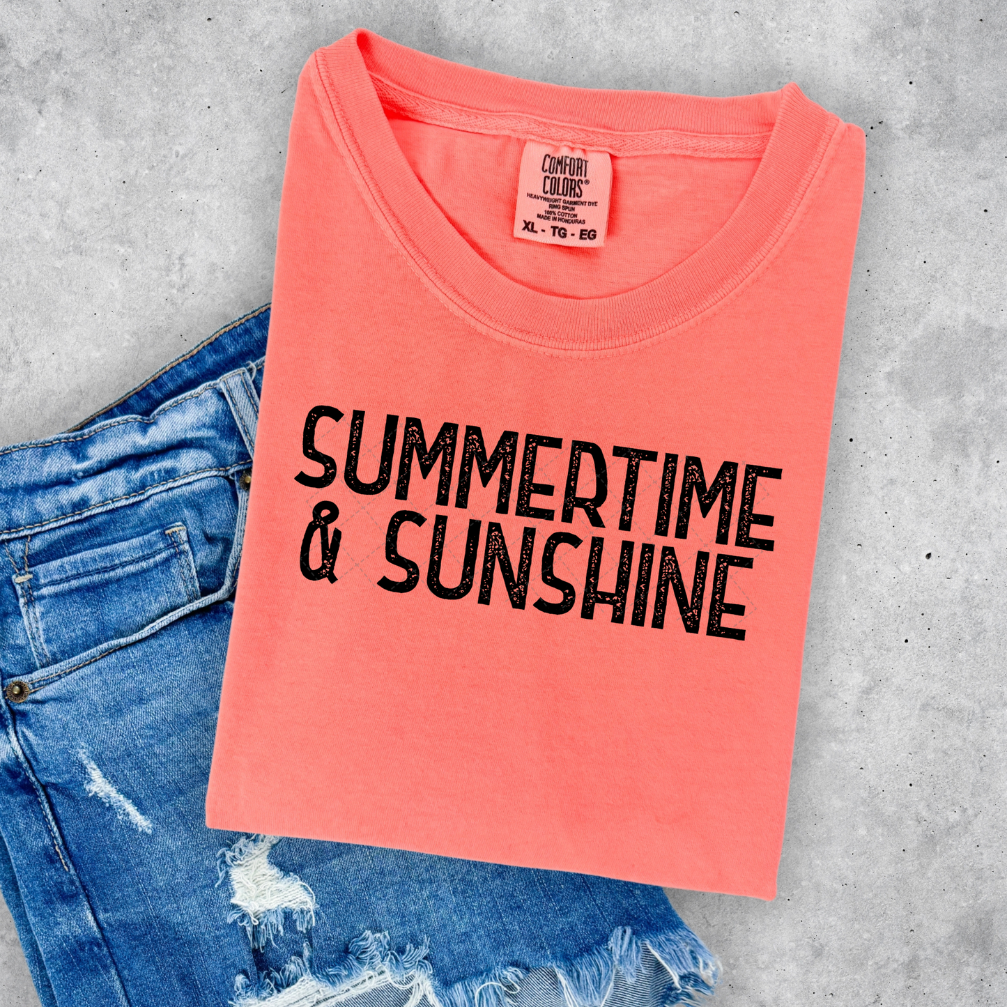 Summertime & Sunshine Black Transfer
