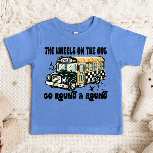 The Wheels On The Bus Go Round And Round Transfer